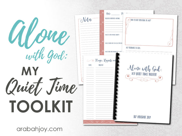 Alone With God: A Quiet Time Toolkit (5 pages)