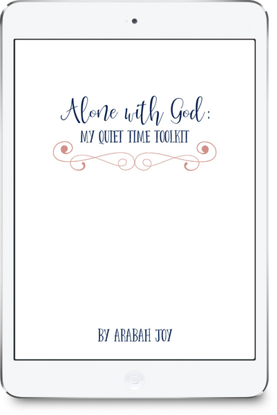 Alone With God: A Quiet Time Toolkit (5 pages)