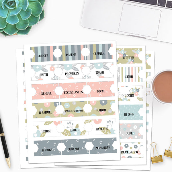 Books of the Bible printable Tabs