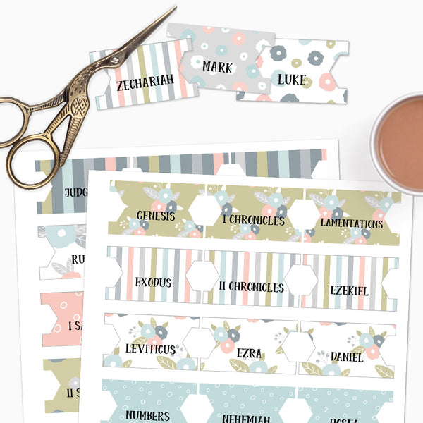 Books of the Bible printable Tabs