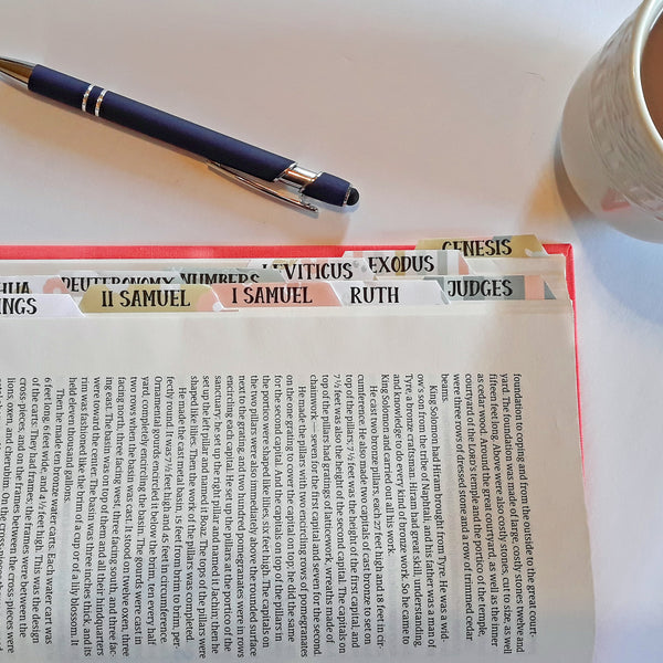 Books of the Bible printable Tabs