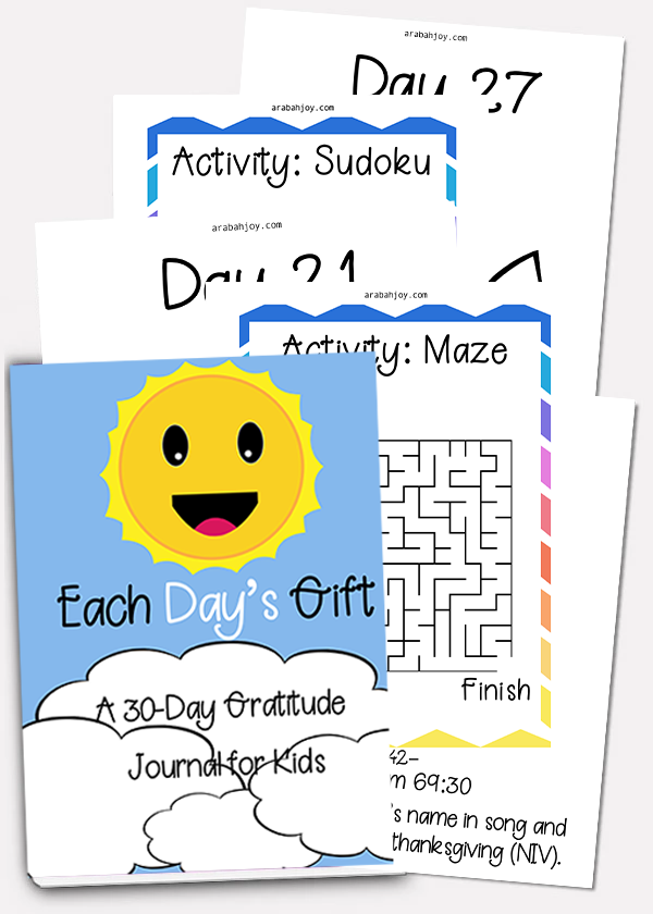 Every Day's Gift: A 30-Day Gratitude and Activity Journal for Kids