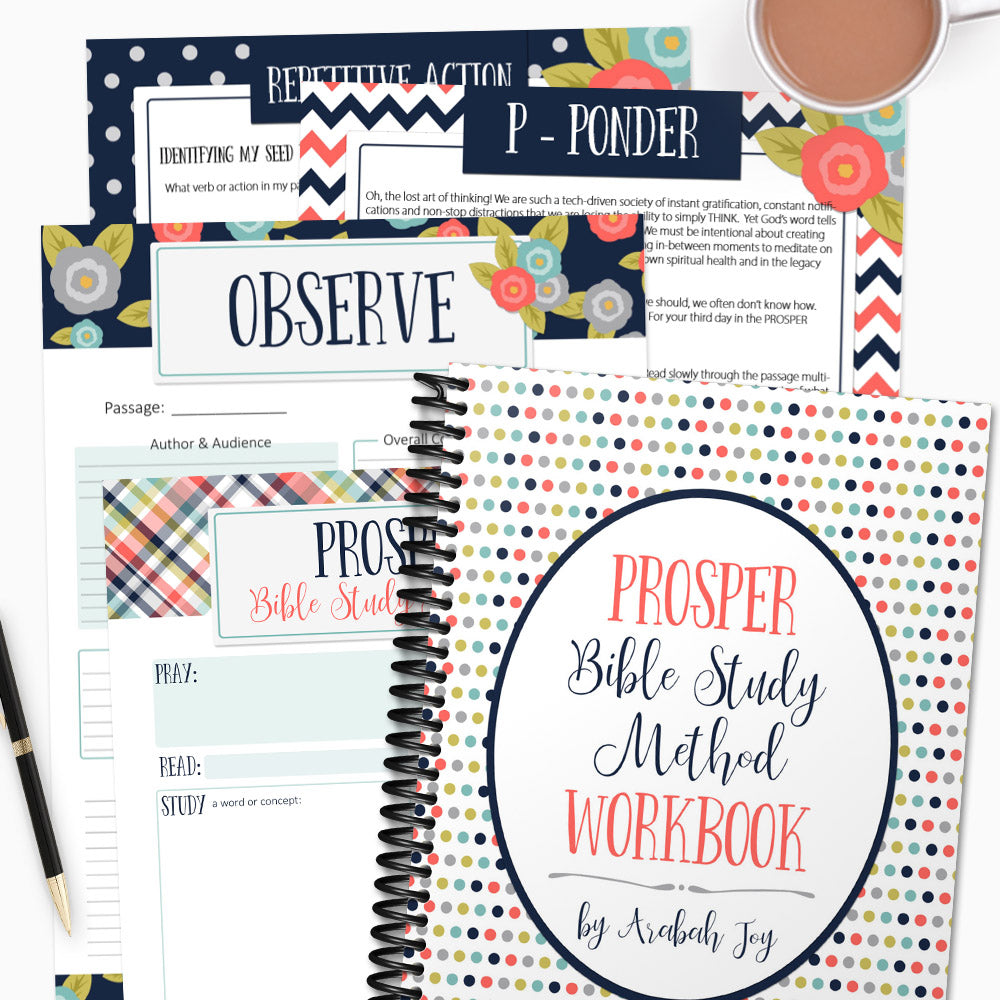 The PROSPER Bible Study Method Toolkit {Workbook PLUS Video Tutorials}