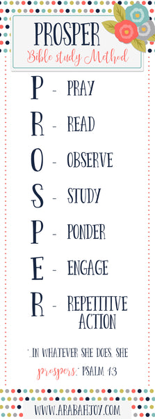 The PROSPER Bible Study Method Toolkit {Workbook PLUS Video Tutorials}