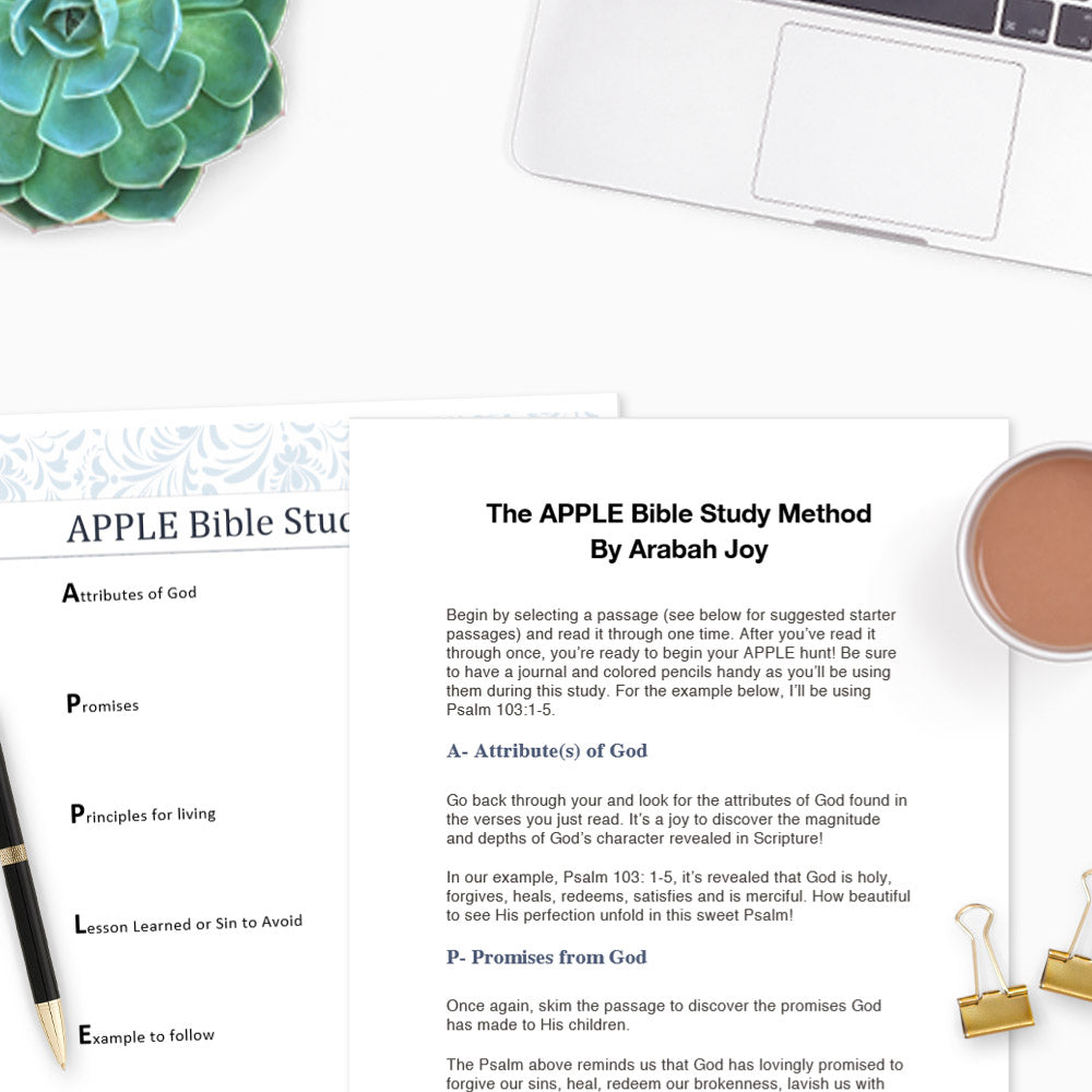The APPLE Bible Study Method