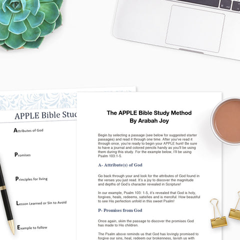 The APPLE Bible Study Method