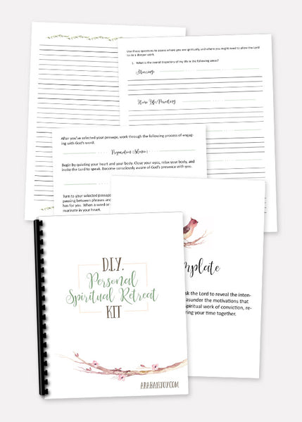 DIY Personal Spiritual Retreat Kit {21 pages}