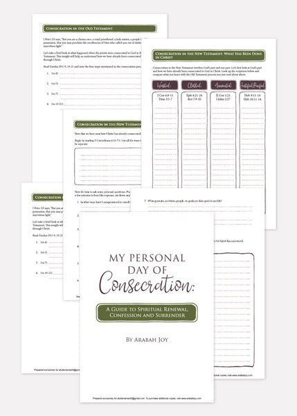 Personal Day of Consecration Guide