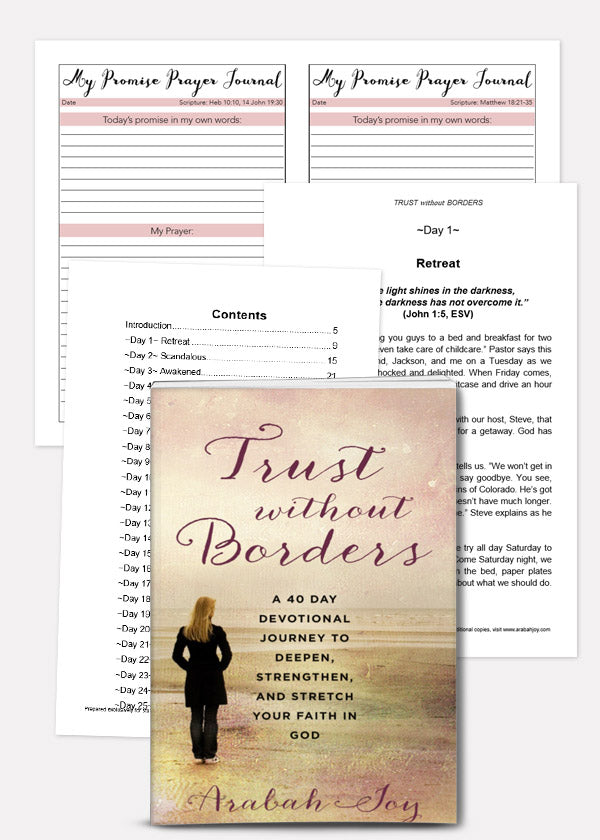 Trust Without Borders + BONUS 40-Day Praying the Promises Prayer Journal