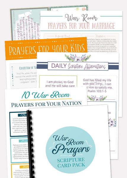 Mega War Room Scripture Card Pack {50 Scripture Cards}
