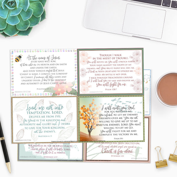 10 War Room Scripture Cards