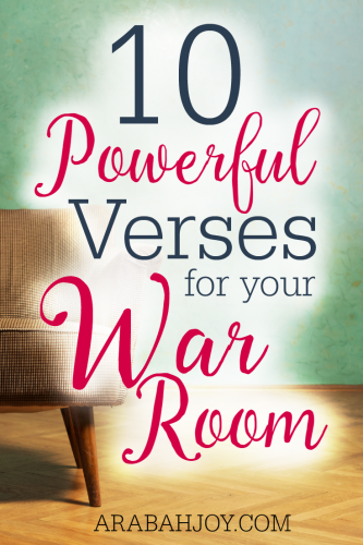 10 War Room Scripture Cards