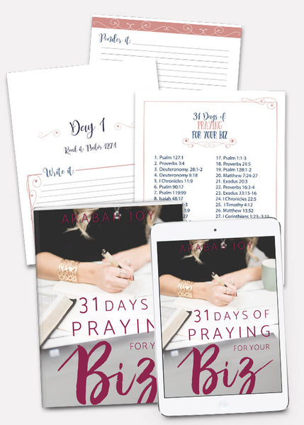 31 Days of Praying for Your Business Toolkit (69 pages)