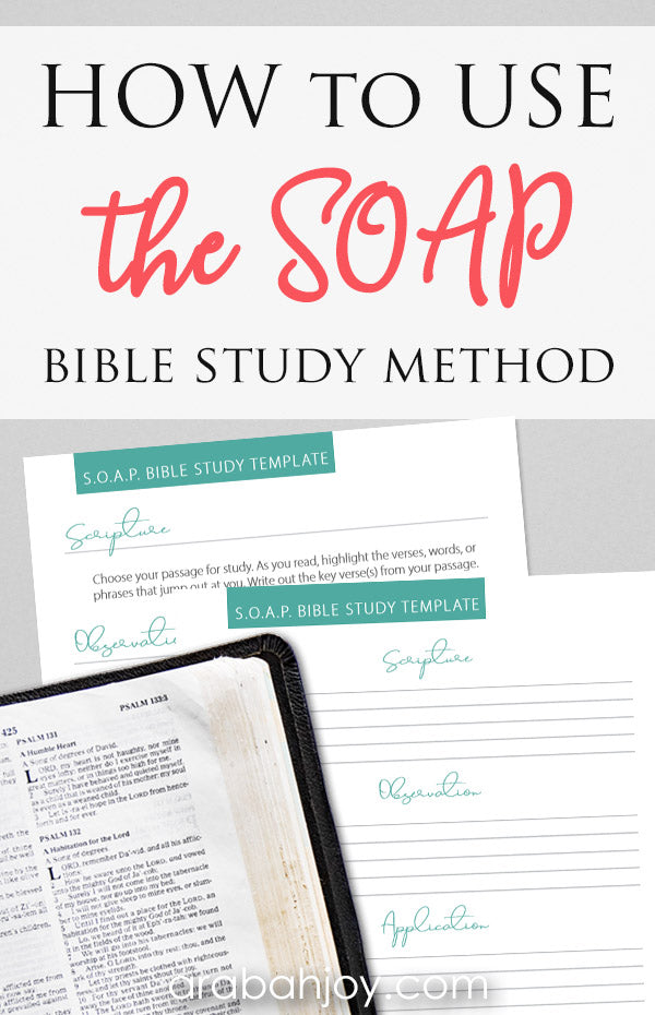 SOAP Bible Study Printable Sheets