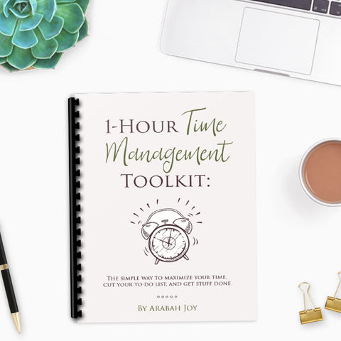 1-Hour Time Management Toolkit {11 pages}